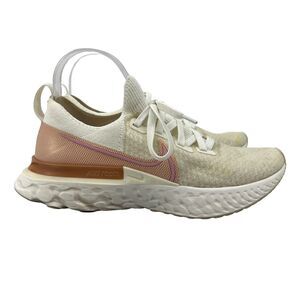 Nike Womens 8.5 Running Shoes React Infinity Run FK Sneakers White CD4372-103
